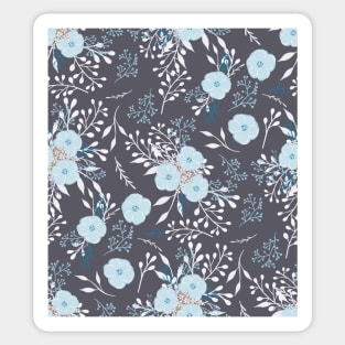 Navy Blue Garden Sticker